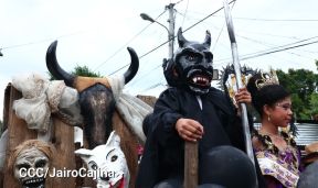 Los Agüizotes se toman las calles y avenidas de Masaya 