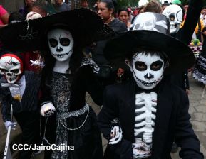 Los Agüizotes se toman las calles y avenidas de Masaya 