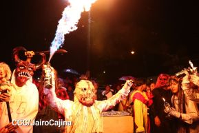 Los Agüizotes se toman las calles y avenidas de Masaya 