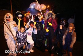 Los Agüizotes se toman las calles y avenidas de Masaya 