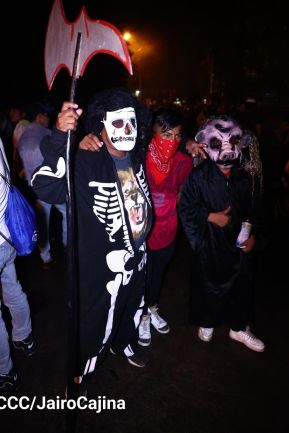 Los Agüizotes se toman las calles y avenidas de Masaya 