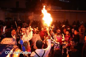 Los Agüizotes se toman las calles y avenidas de Masaya 