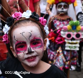 Los Agüizotes se toman las calles y avenidas de Masaya 