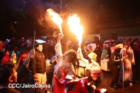 Los Agüizotes se toman las calles y avenidas de Masaya 