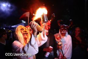 Los Agüizotes se toman las calles y avenidas de Masaya 