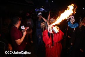 Los Agüizotes se toman las calles y avenidas de Masaya 