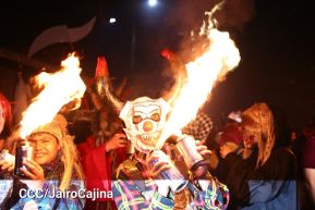 Los Agüizotes se toman las calles y avenidas de Masaya 