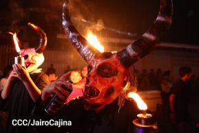 Los Agüizotes se toman las calles y avenidas de Masaya 