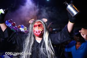 Los Agüizotes se toman las calles y avenidas de Masaya 