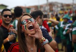 Brasil 2014: Seguidores de Brasil y México esperan encuentro