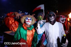 Los Agüizotes se toman las calles y avenidas de Masaya 