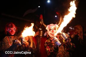 Los Agüizotes se toman las calles y avenidas de Masaya 