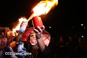 Los Agüizotes se toman las calles y avenidas de Masaya 