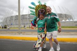 Brasil 2014: Seguidores de Brasil y México esperan encuentro