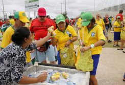 Brasil 2014: Seguidores de Brasil y México esperan encuentro