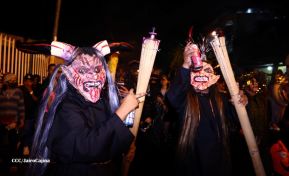 Los Agüizotes se toman las calles y avenidas de Masaya 