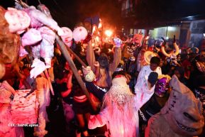 Los Agüizotes se toman las calles y avenidas de Masaya 