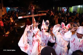 Los Agüizotes se toman las calles y avenidas de Masaya 