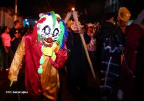 Los Agüizotes se toman las calles y avenidas de Masaya 