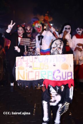 Los Agüizotes se toman las calles y avenidas de Masaya 