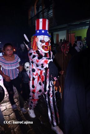 Los Agüizotes se toman las calles y avenidas de Masaya 