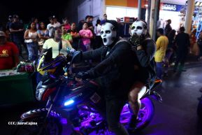 Los Agüizotes se toman las calles y avenidas de Masaya 