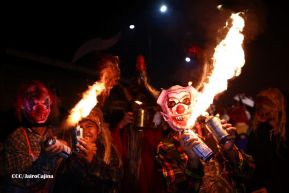 Los Agüizotes se toman las calles y avenidas de Masaya 