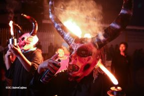 Los Agüizotes se toman las calles y avenidas de Masaya 