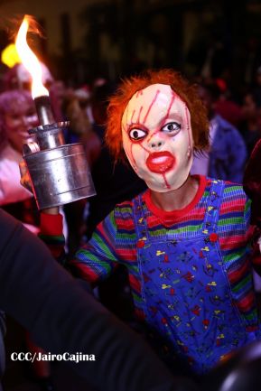 Los Agüizotes se toman las calles y avenidas de Masaya 