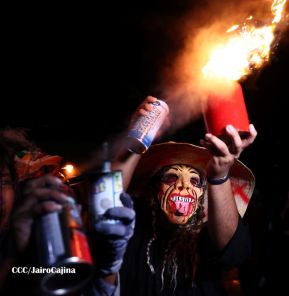 Los Agüizotes se toman las calles y avenidas de Masaya 