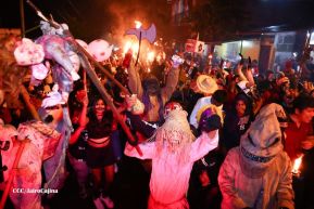 Los Agüizotes se toman las calles y avenidas de Masaya 