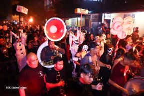 Los Agüizotes se toman las calles y avenidas de Masaya 