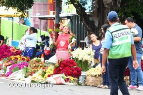 Familias nicaragüenses visitan a sus files difuntos en los distintos cementerios del país