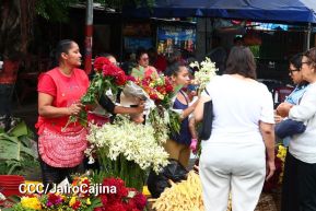 Familias nicaragüenses visitan a sus files difuntos en los distintos cementerios del país