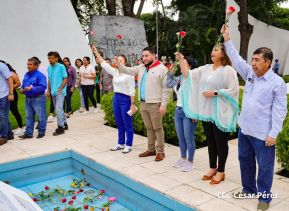 Nicaragüenses rinden homenaje al Comandante Carlos Fonseca a 48 años de su tránsito a la inmortalidad