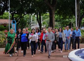 Nicaragüenses rinden homenaje al Comandante Carlos Fonseca a 48 años de su tránsito a la inmortalidad