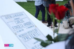 Nicaragüenses rinden homenaje al Comandante Carlos Fonseca a 48 años de su tránsito a la inmortalidad