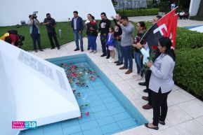 Nicaragüenses rinden homenaje al Comandante Carlos Fonseca a 48 años de su tránsito a la inmortalidad