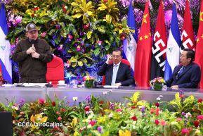 Comandante Daniel y Compañera Rosario en la XVIII Cumbre Empresarial China - Latinoamérica y el Caribe