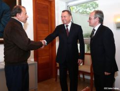 Presidente Daniel se reúne con Canciller de Bielorrusia