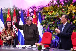 Comandante Daniel y Compañera Rosario en la XVIII Cumbre Empresarial China - Latinoamérica y el Caribe