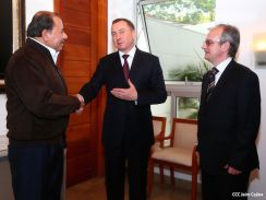 Presidente Daniel se reúne con Canciller de Bielorrusia