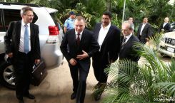 Presidente Daniel se reúne con Canciller de Bielorrusia