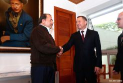 Presidente Daniel se reúne con Canciller de Bielorrusia