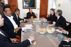 Presidente Daniel se reúne con Canciller de Bielorrusia