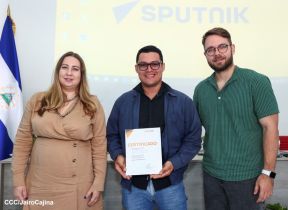  Agencia de Noticias Sputnik en intercambio de aprendizajes con Comunicadores Sandinistas       