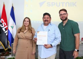  Agencia de Noticias Sputnik en intercambio de aprendizajes con Comunicadores Sandinistas       