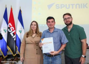  Agencia de Noticias Sputnik en intercambio de aprendizajes con Comunicadores Sandinistas       