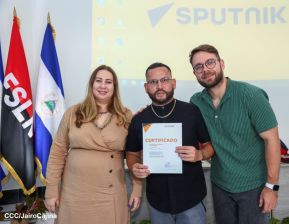  Agencia de Noticias Sputnik en intercambio de aprendizajes con Comunicadores Sandinistas       