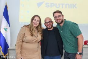  Agencia de Noticias Sputnik en intercambio de aprendizajes con Comunicadores Sandinistas       